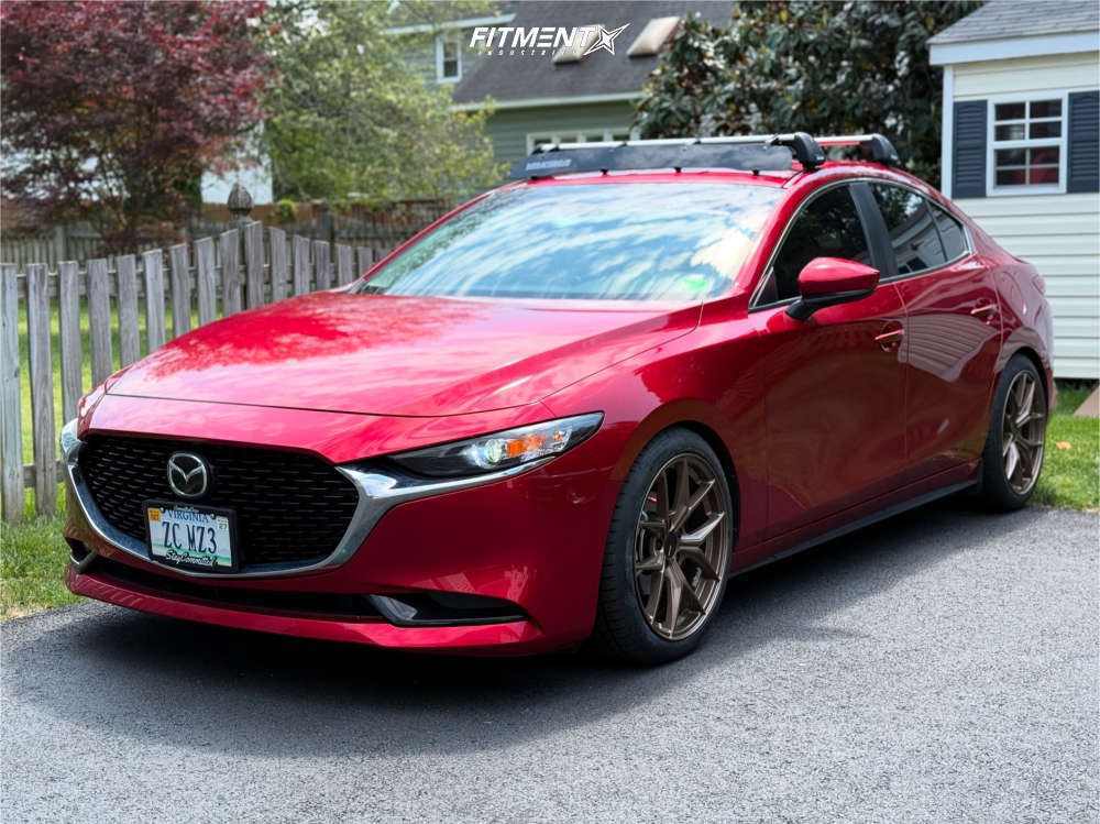 2024 Mazda 3 Preferred with 18x8.5 Enkei Tsr-x and Continental