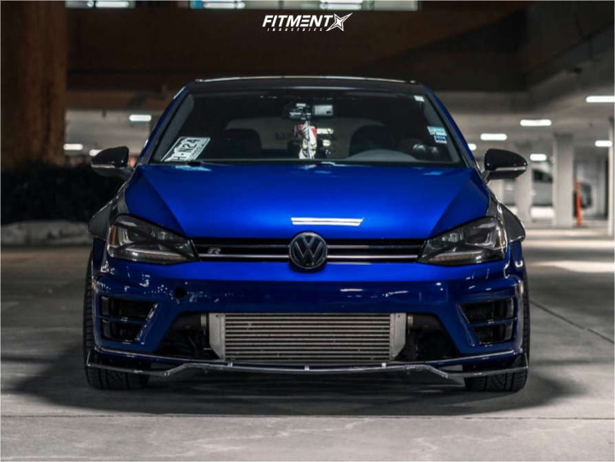 2015 Volkswagen Golf R Base with 19x9.5 ESR Cs12 and Continental 235x35 ...