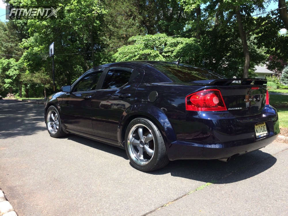 2011 Dodge Avenger SXT with 18x8.5 Vision Legend 5 and Firestone 255x45
