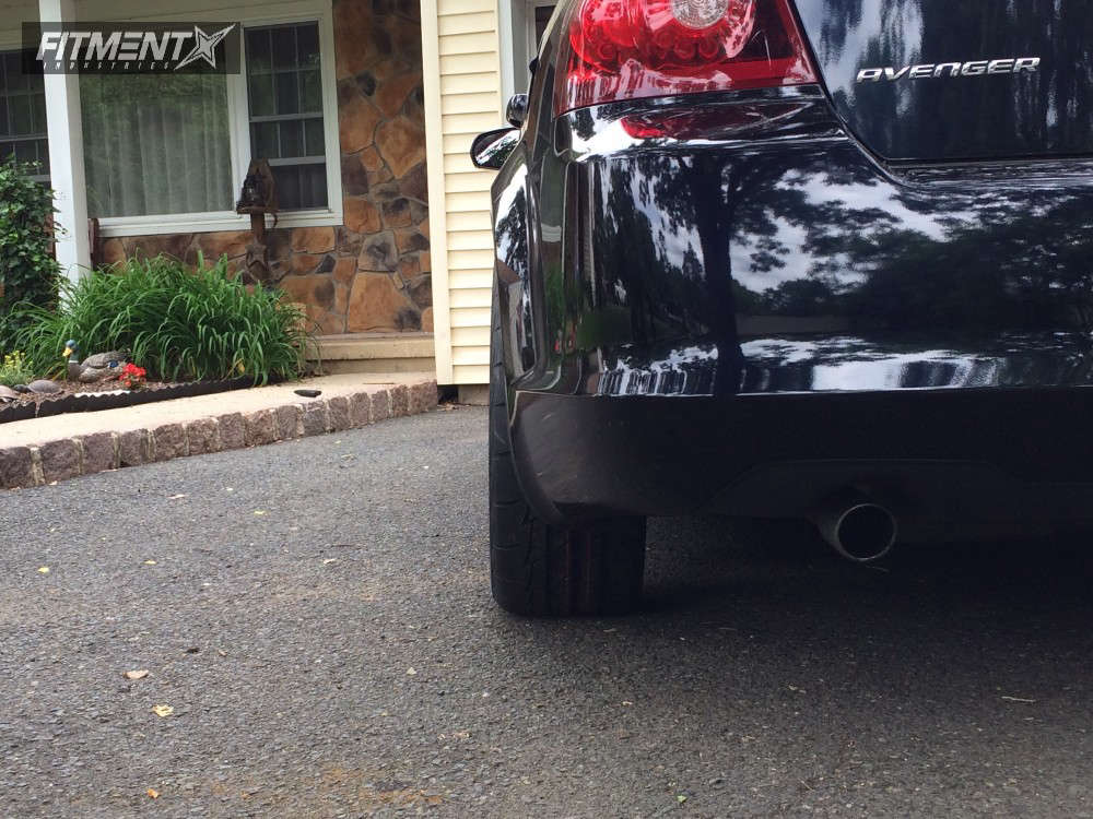 2011 Dodge Avenger SXT with 18x8.5 Vision Legend 5 and Firestone 255x45