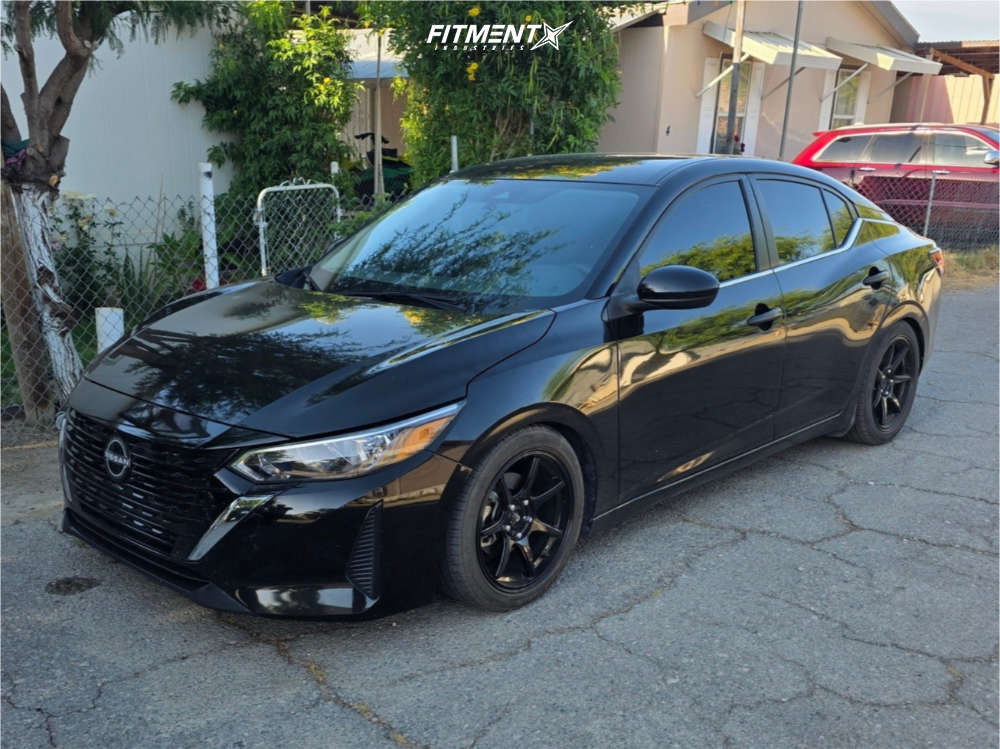 2024 Nissan Sentra S with 17x8 Anovia Kano and Lexani 225x45 on