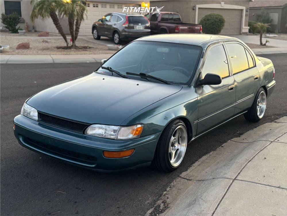 1996 Toyota Corolla Base with 15x8 Vors Sp1 and Arroyo 195x45 on