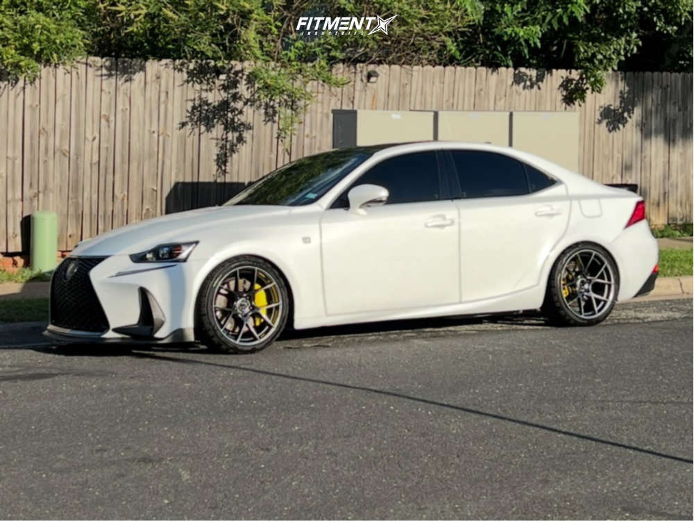2019 Lexus IS300 F Sport with 18x9.5 Aodhan Ah11 and Lexani 255x35