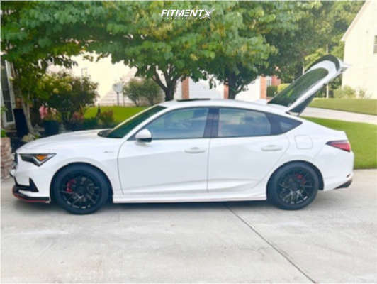 2024 Acura Integra A-Spec with 18x9.5 Anovia Elder and Continental