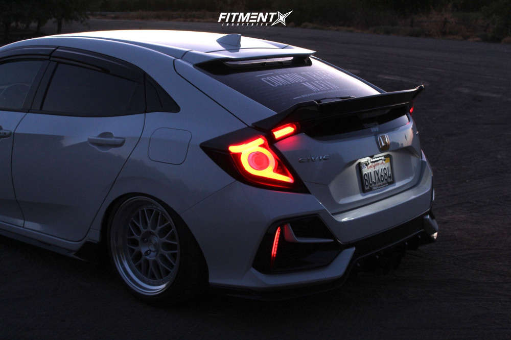 2021 Honda Civic Sport with 18x9.5 Aodhan Ah02 and Continental 235x40 ...