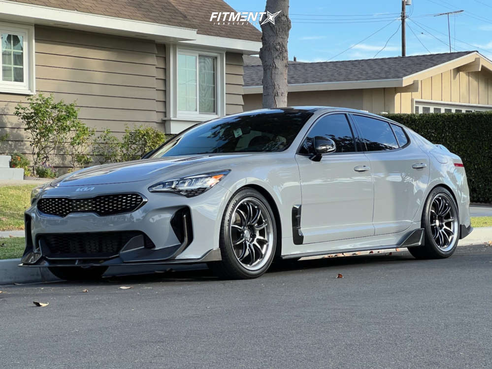 2022 Kia Stinger GT-Line with 19x8.5 Work Emotion Zr10 and