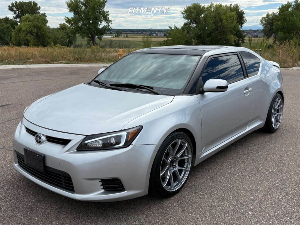 2011 Scion TC Base with 18x9.5 Enkei Tsv and Nitto 245x40 on