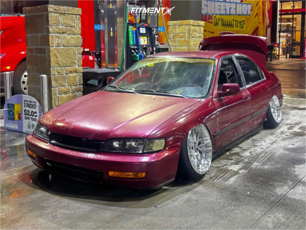 1996 Honda Accord LX with 18x9.5 Square Wheels G6 and Fullway