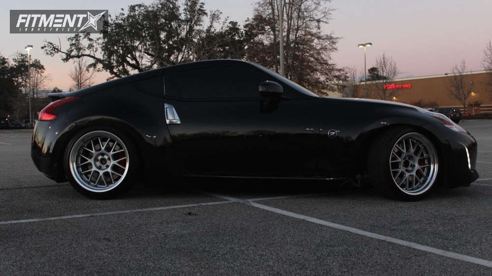 2016 Nissan 370Z Touring Sport with 19x9 Work Maxxis and Delinte 215x35 ...