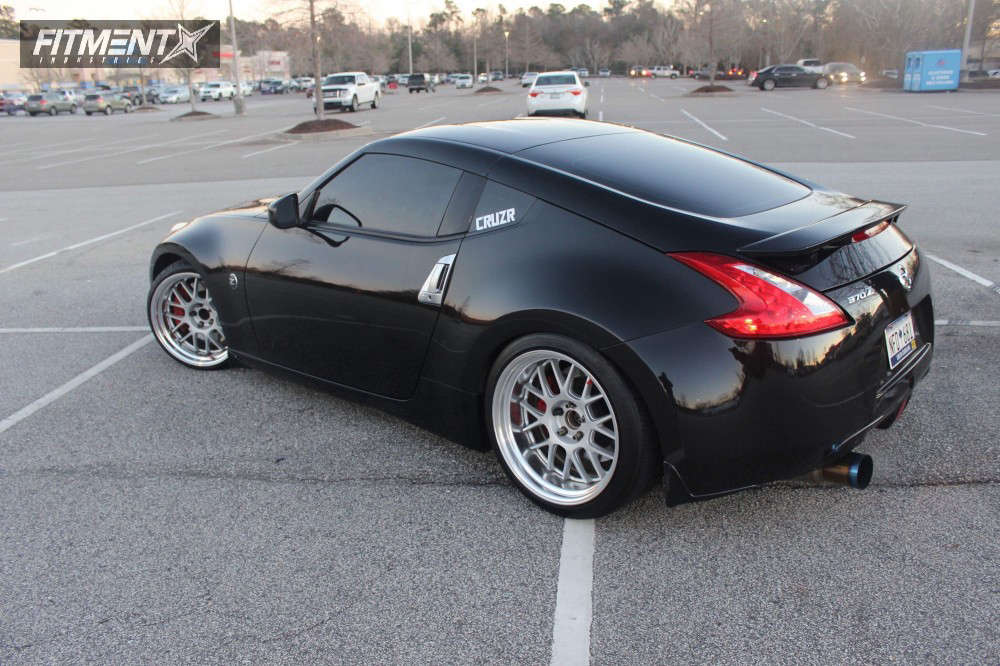 2016 Nissan 370Z Touring Sport with 19x9 Work Maxxis and Delinte 215x35 ...