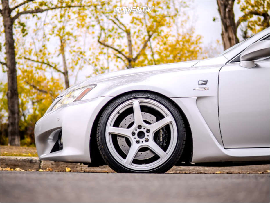 2008 Lexus IS F Base with 19x9.5 Work Emotion T5r and Rydanz 255x35 on ...