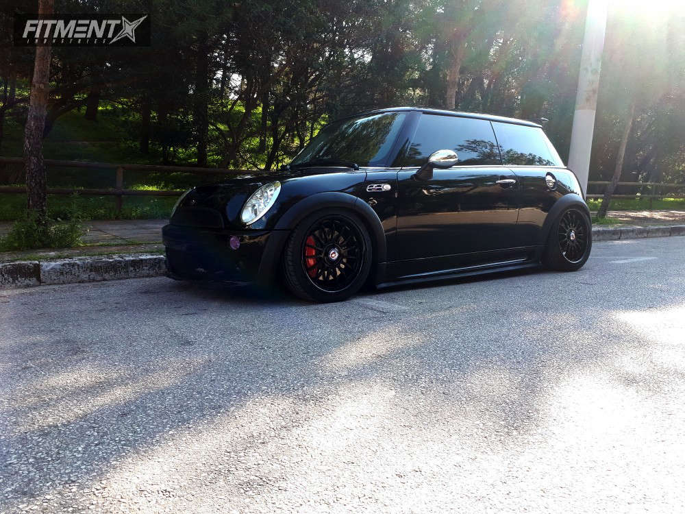 2006 Mini Cooper S with 17x7 HRE and Riken 205x40 on Coilovers | 339437 ...