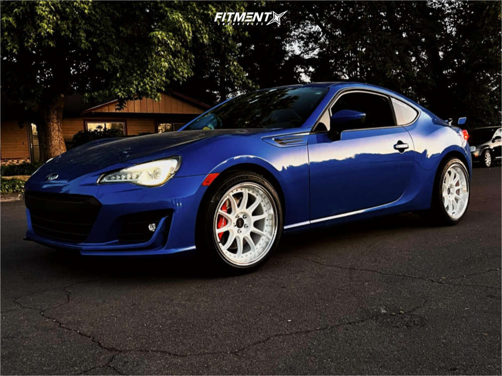 2017 Subaru BRZ Limited with 18x9.5 ESR Cs12 and Michelin 235x40 on ...