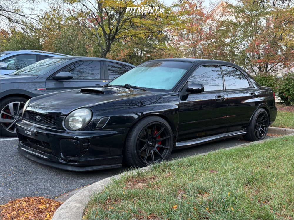 2003 Subaru Impreza WRX with 18x9.75 XXR 527 and Toyo Tires 245x40 on ...