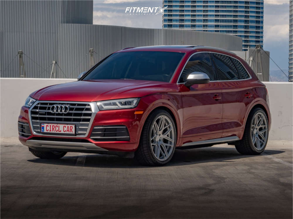 2018 Audi SQ5 Premium Plus with 21x10.5 MRR Fs01 and Continental
