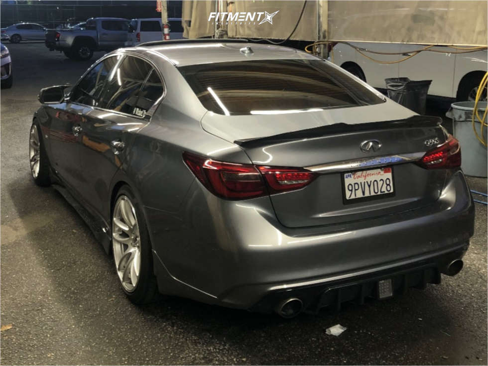 Q49 Vmini Rear 2018 INFINITI Q50 Sport with 19x9.5 Vors Tr4 and Continental 245x45 on ...
