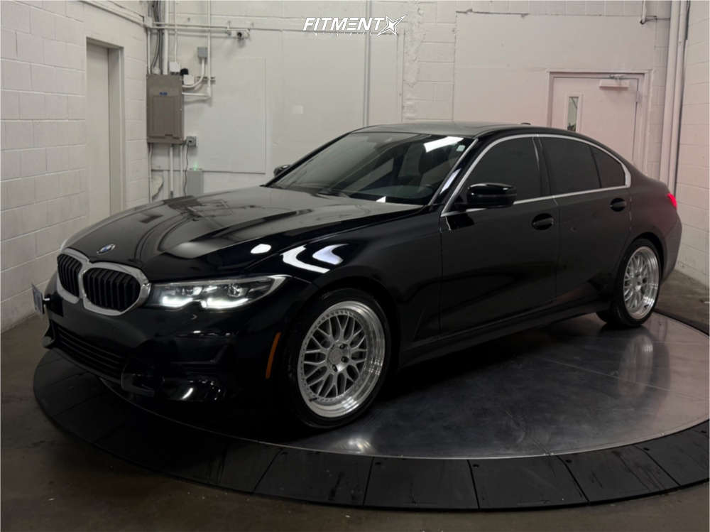 2021 BMW 330i Base with 19x8.5 ESR Sr01 and Lexani 235x45 on Stock