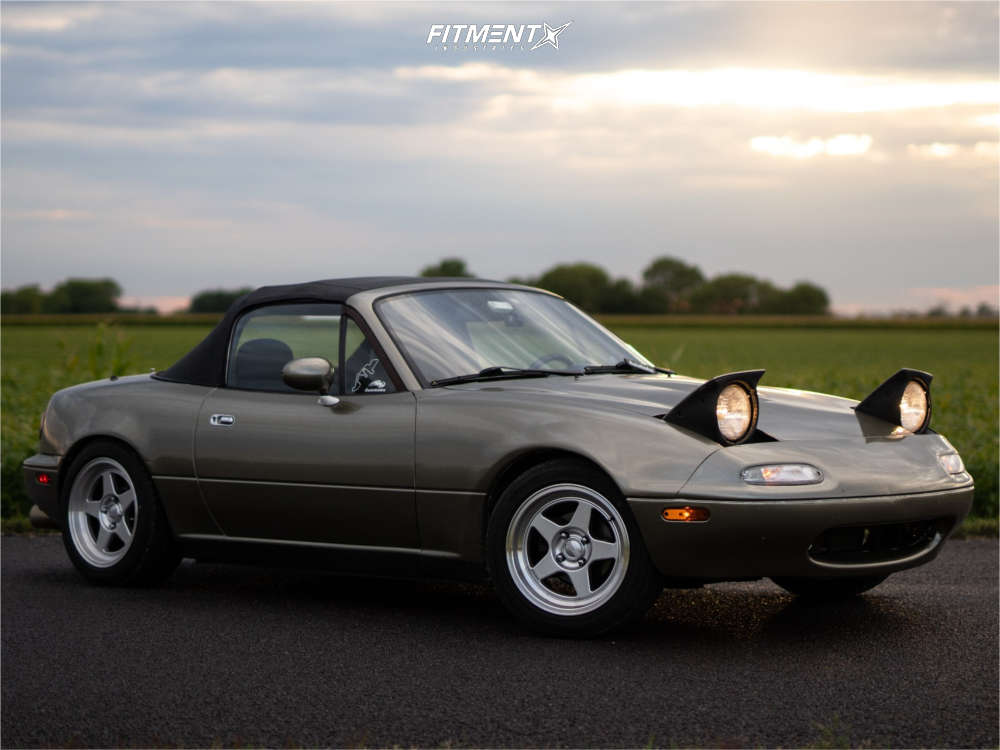 1990 Mazda Miata Base with 15x8 Kansei Knp and Nitto 205x45 on ...