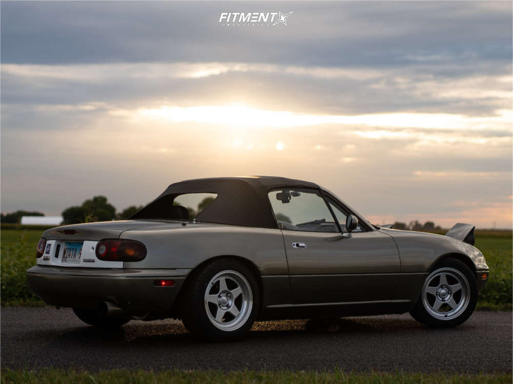 1990 Mazda Miata Base with 15x8 Kansei Knp and Nitto 205x45 on ...