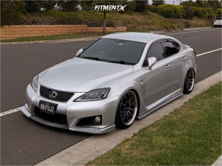2008 Lexus IS F Base with 19x9.5 Work Emotion Zr10 and Hankook