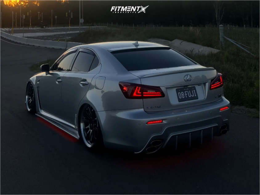 2008 Lexus IS F Base with 19x9.5 Work Emotion Zr10 and Hankook