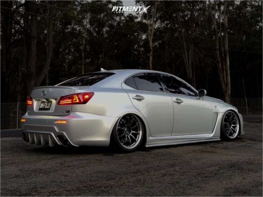 2008 Lexus IS F Base with 19x9.5 Work Emotion Zr10 and Hankook