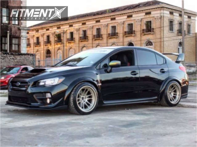 2016 Subaru WRX STI Limited with 18x11 Cosmis Racing XT-206R and