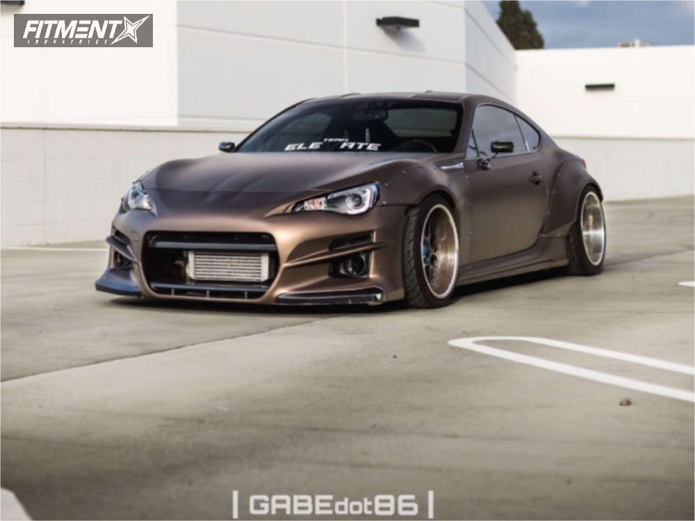 2014 Subaru BRZ Sport-tech with 18x9.5 GMR RS 1 and Federal 245x30 on ...