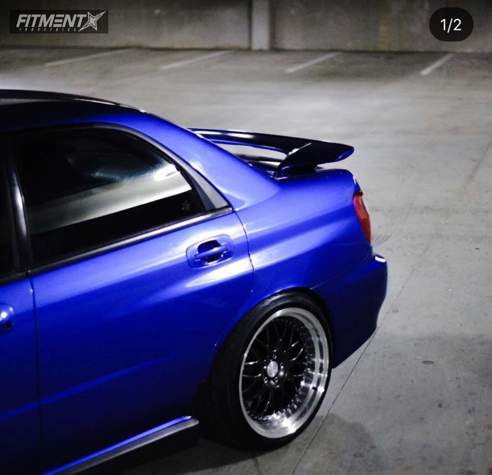 2002 Subaru WRX Base with 18x9.5 ESR Sr01 and Sentury 225x40 on ...