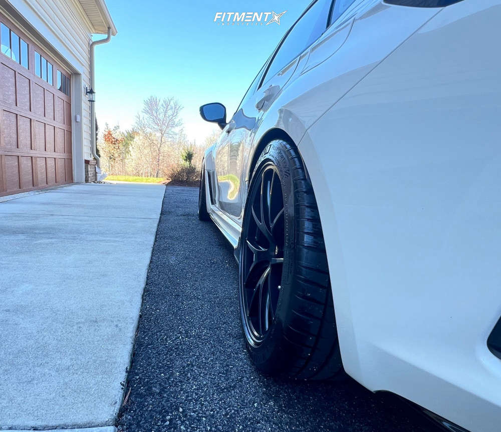 2024 Honda Civic Type R with 18x9.5 BBS Ri-a and Michelin 275x35 on ...