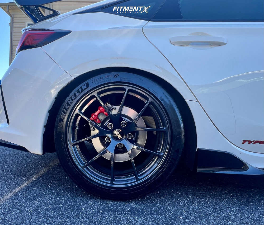 2024 Honda Civic Type R with 18x9.5 BBS Ri-a and Michelin 275x35 on ...