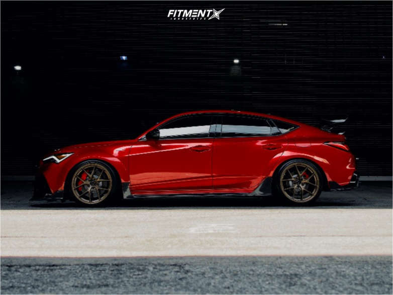2025 Acura Integra A-Spec with 19x9.5 Vors Tr88 and Michelin 265x30 on ...