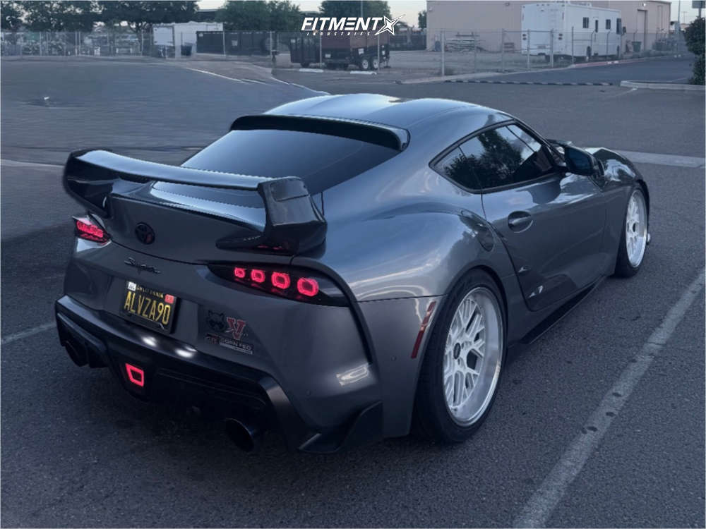 Base Model Supra Rear 2021 Toyota GR Supra Base with 19x9.5 ESR Cs11 and Atrezzo 265x35 on ...