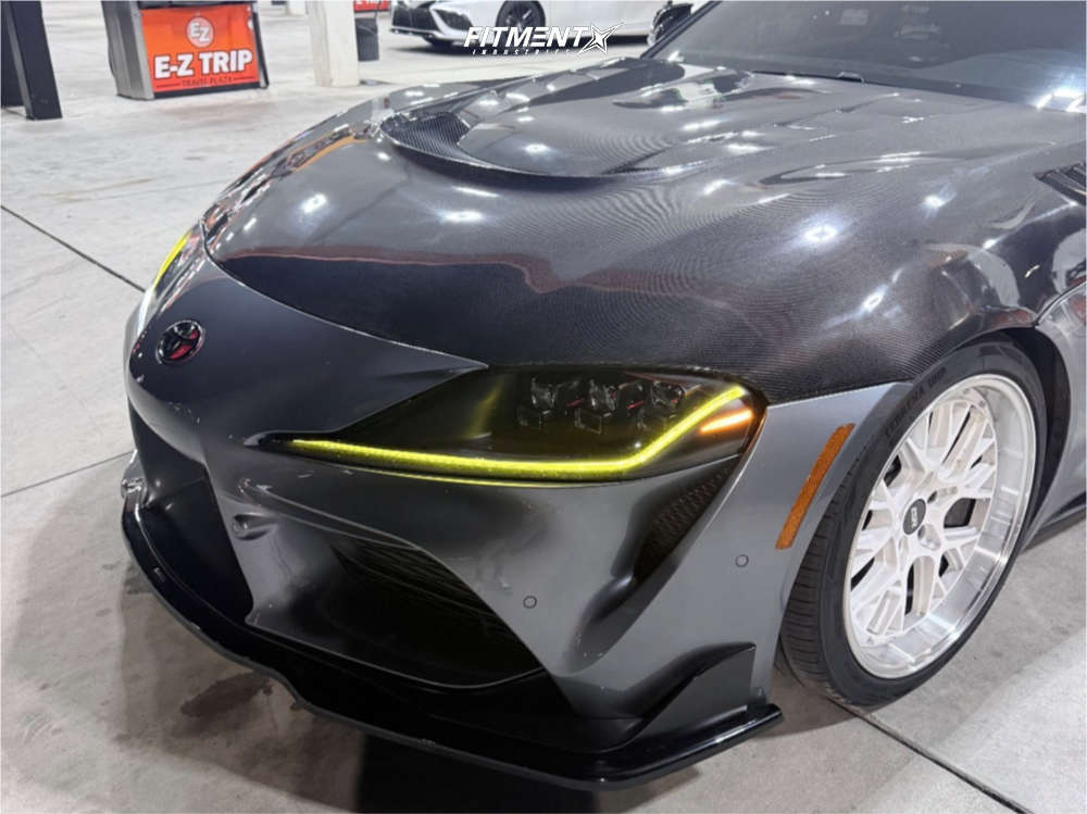 Base Model Supra Rear 2021 Toyota GR Supra Base with 19x9.5 ESR Cs11 and Atrezzo 265x35 on ...