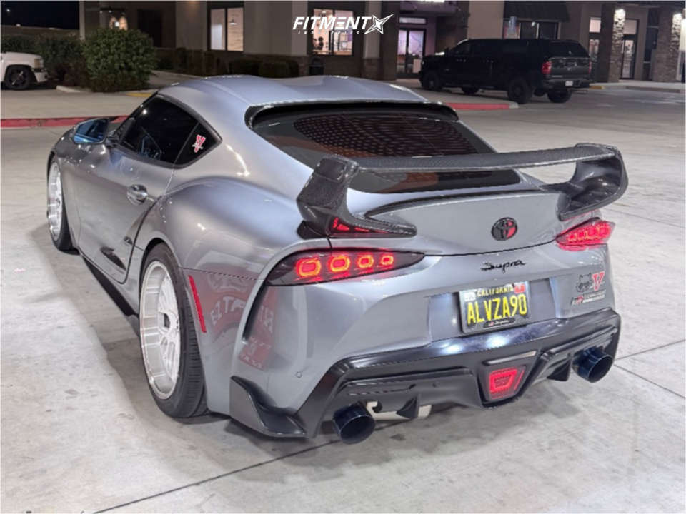 Base Model Supra Rear 2021 Toyota GR Supra Base with 19x9.5 ESR Cs11 and Atrezzo 265x35 on ...