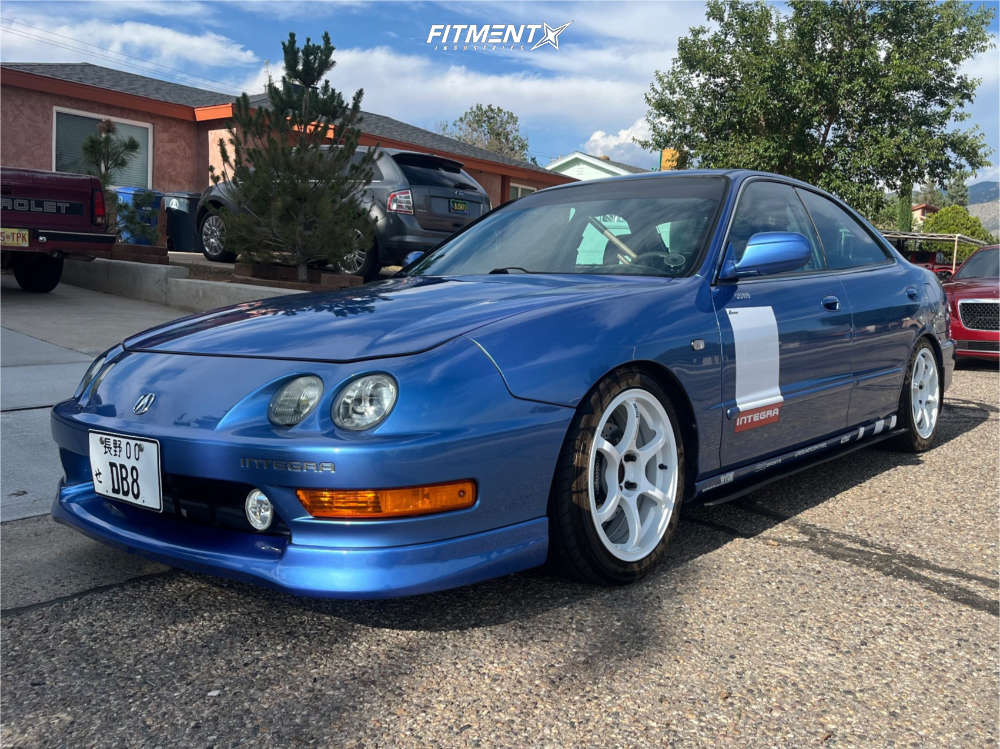 2000 Integra Rear Ended 2000 Acura Integra GS-R with 16x7 Advan Racing Rgii and Yokohama 205x45 ...