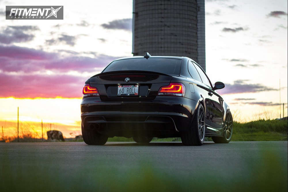 2008 BMW 135i Base with 18x8.5 Apex and Michelin 235x40 on Lowering ...