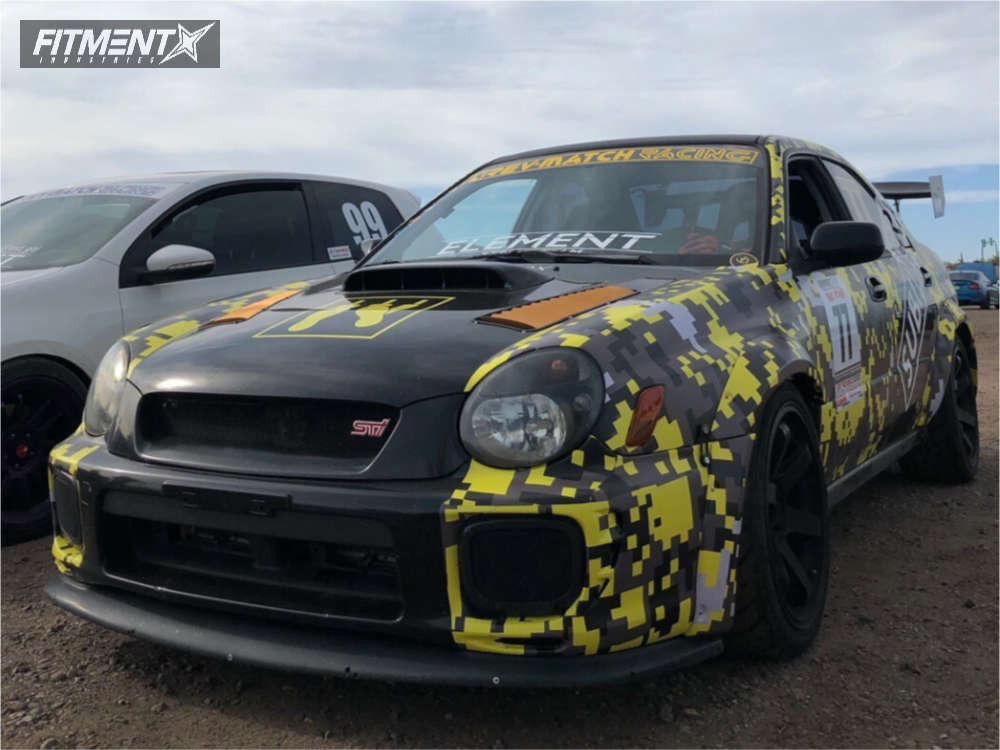 2003 Subaru WRX Base with 18x9.5 ESR Sr07 and Federal 255x35 on ...