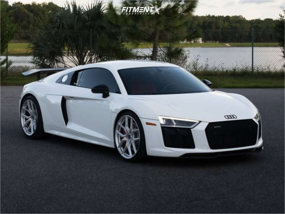 2018 Audi R8 Plus with 20x9 MV Forged MVF5 and Michelin 245x30 on Stock ...