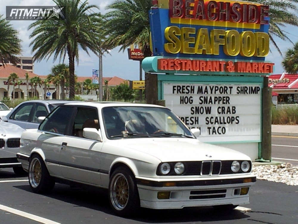 1989 BMW 325is Base with 16x8 BBS Rs and Pirelli 205x50 on 