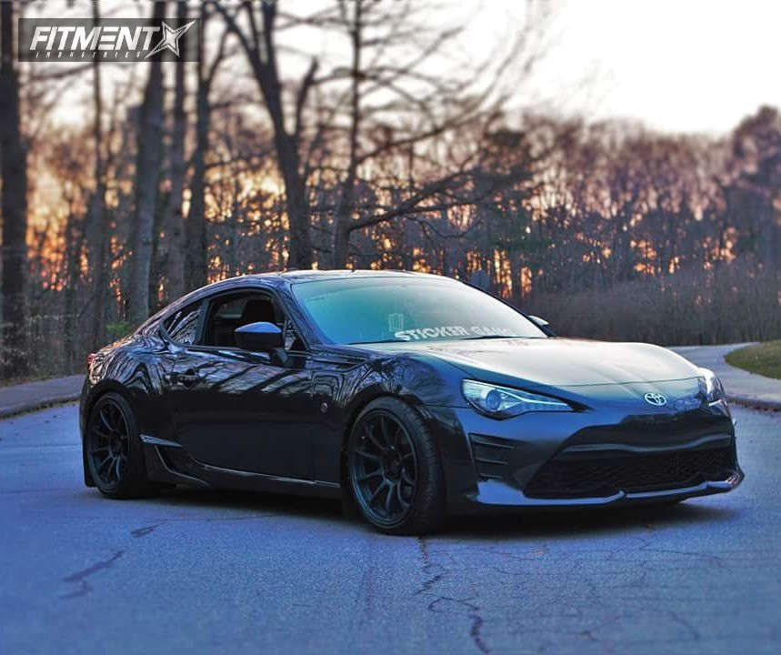 2017 Toyota 86 Base with 18x10 Volk Ze40 and Michelin 245x35 on