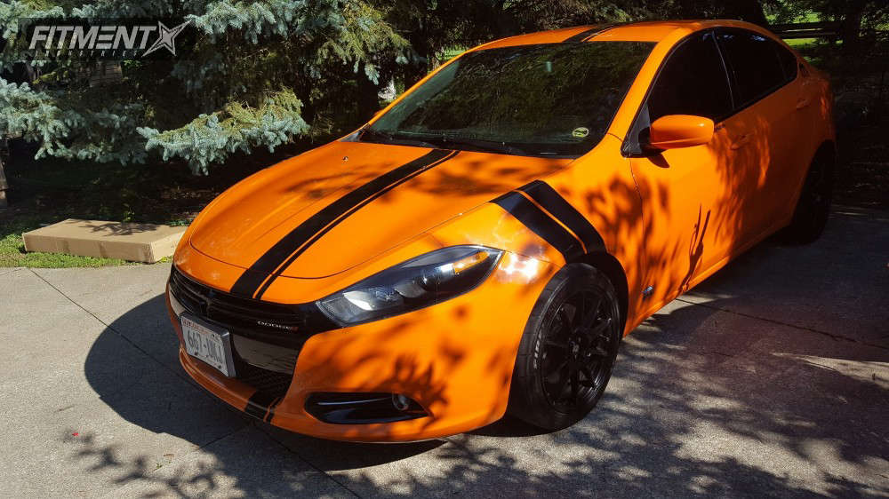 2014 Dodge Dart with 17x7 Sparco Assetto Gara and Dunlop 225x45 on