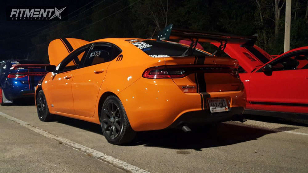 2014 Dodge Dart with 17x7 Sparco Assetto Gara and Dunlop 225x45 on