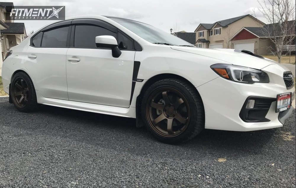 2018 Subaru WRX with 18x9.5 Rota Grid and BFGoodrich 255x40 on Stock ...