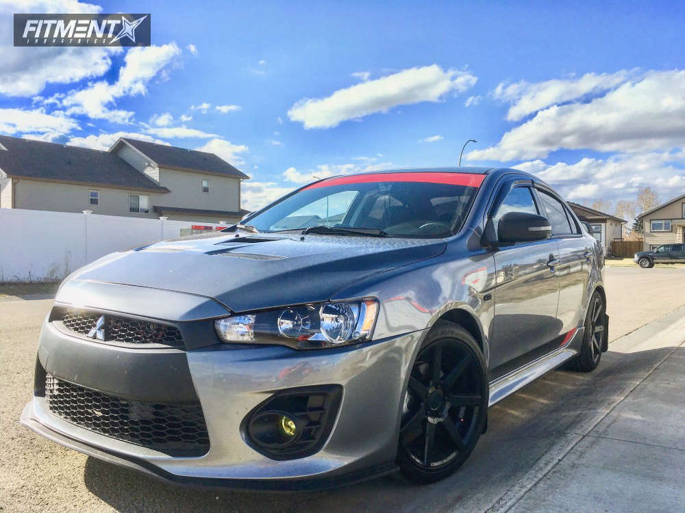 2016 Mitsubishi Lancer with 18x8 Niche Verona and Falken 225x40 on