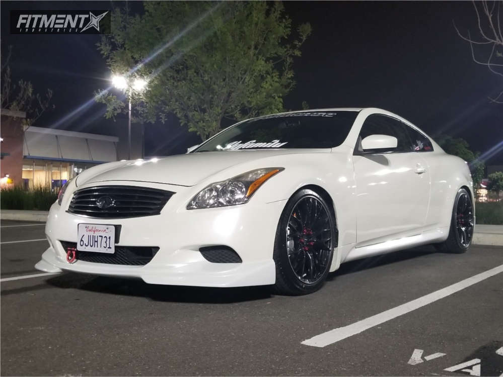 2008 INFINITI G37 with 19x8.5 WedsSport Sa-20r and Falken 225x45
