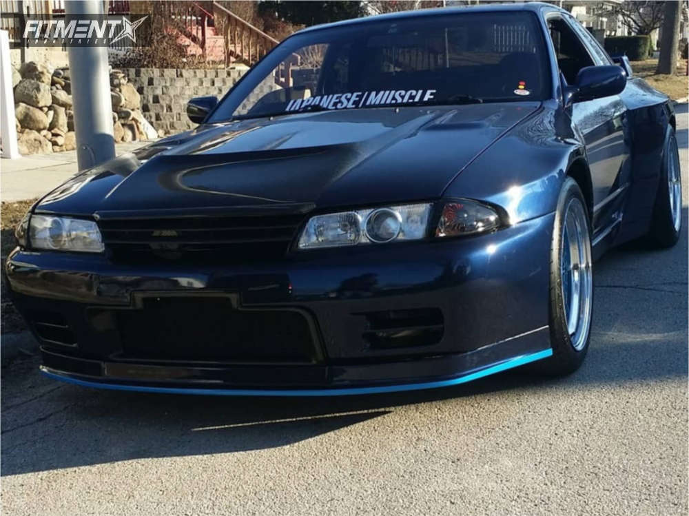 1989 Nissan Skyline R32 with 18x11 Heritage Hokkaido and