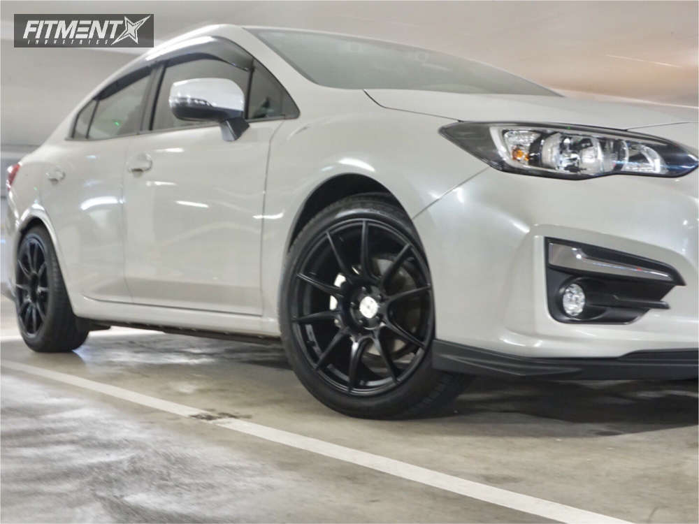 2017 Subaru Impreza with 18x8.5 SSR Gtx01 and Pirelli 235x40 on Stock ...
