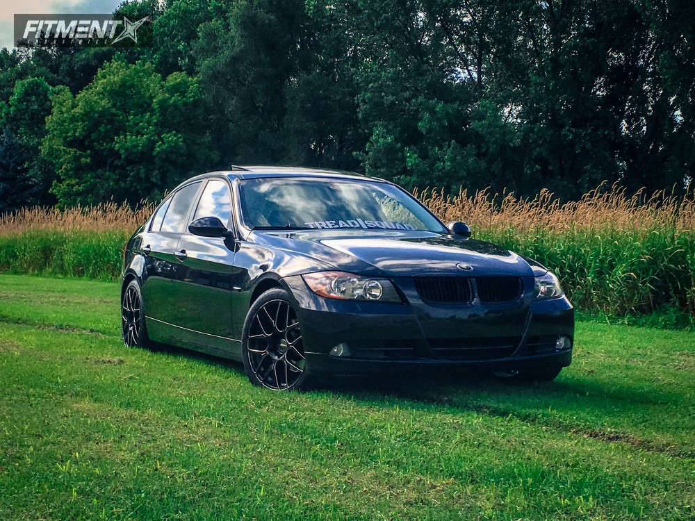 2007 BMW 328xi with 18x8 FKethos RT-7M and Nankang 225x45 on Stock