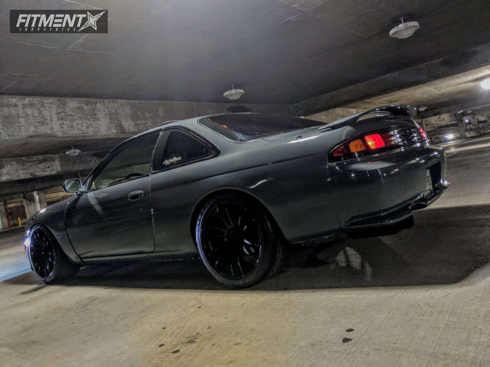 1996 Nissan S14 with 18x9.5 Gram Lights 57xtreme and Achilles 265x35 on ...